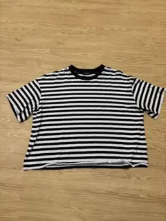 marimekko 半袖ストライプTシャツ　XS