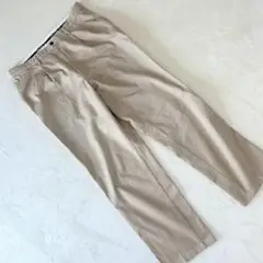 クロコダイル　メンズチノパン　カジュアルパンツ　ズボン　ストレッチ　ベージュ　M