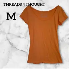 THREADS 4 THOUGHT【M】半袖 オレンジ Tシャツ