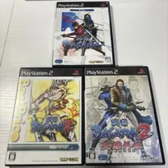 戦国BASARA2 英雄外伝　シリーズ3本セット　PS2ソフト　まとめ売り