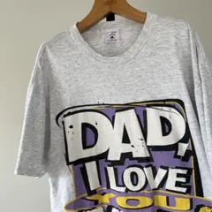 90s USA製　I LOVE DAD　ビンテージTシャツ　シングルステッチ