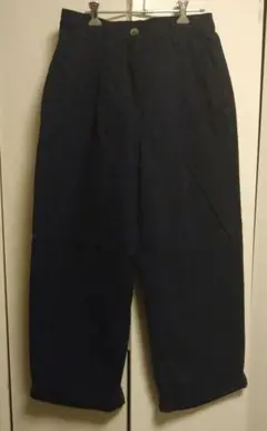 新品・未使用【H＆M】エイチアンドエム　ネイビー　ワイドパンツ　40
