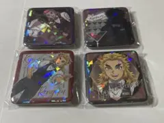 鬼滅の刃 モクテル くじ ロト ⭐︎煉獄杏寿郎⭐︎グリッター缶バッジ　全４種　コンプ