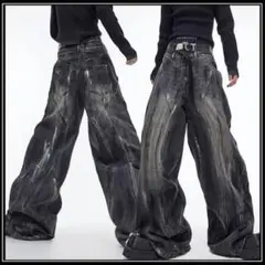 Argue Culture ワイドデニムパンツ L
