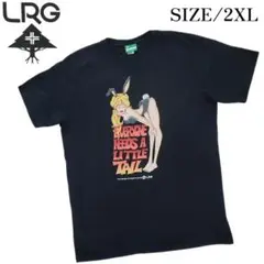 LRG　バニーガール　2XLサイズ　プリントTシャツ　セクシー　ブラック