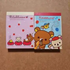 【未使用品】平成レトロリラックマ メモ用紙セット イチゴ　スカイツリーデザイン