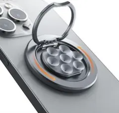 【今までに無い吸盤スマホリング】MagSafeリング 薄型 吸盤式・マグネット式