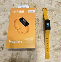 Fitbit Inspire 3 イエロー 本体と充電ケーブル 美品