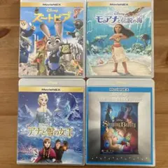 【ブルーレイ】ズートピア モアナ アナ雪 眠れる森の美女