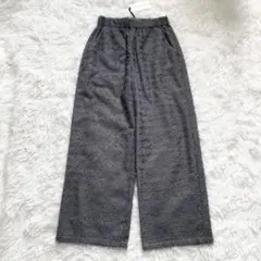 ✨新品タグ付き✨25年 Cloth&Crossシャギーストレートパンツ グレー