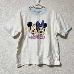 美品　綿100% ディズニー　Tシャツ　90cm 半袖　ミッキー　ミニー