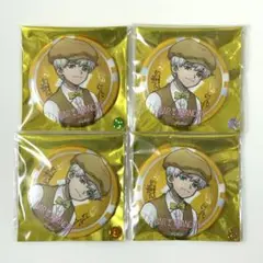 Dr.STONE アモカフェ 羽京　缶バッジ 　4点まとめ売り