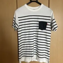 EDWIN ストライプ Tシャツ SMALL