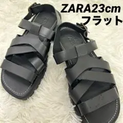 美品 ZARA 今季 メタルディテールミュールローファー - メルカリ