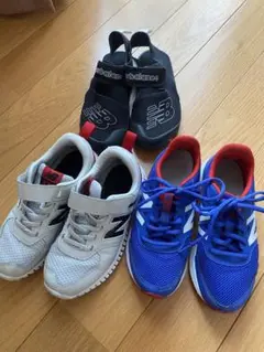 3足セットNew Balance スニーカー19.5㎝/20㎝.サンダル20㎝