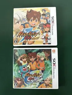 イナズマイレブン　3DSソフト　2本セット　シャイン　クロノ・ストーン ライメイ