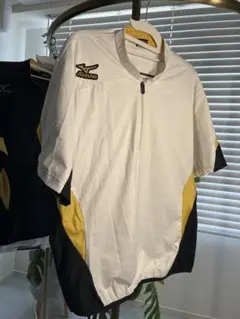 MizunoPro 半袖トレーニングジャケット ホワイト(旧)