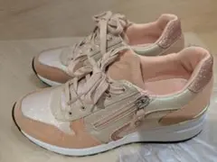Hawkins ホーキンス　brilliant 厚底スニーカー　サイドジップ