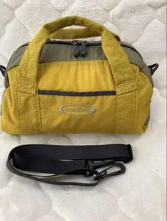 mont-bellモンベルダッフルバッグ　ショルダー　マスタードイエロー