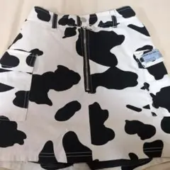 ラブトキシック牛柄キッズスカート M(150)