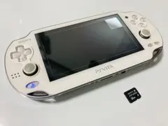 PSVita クリスタル・ホワイト PCH-1000 SDカード付き 32GB