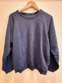 UNIQLO インディゴスウェットシャツ インディゴブルー M
