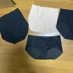 Wing トップバリューショーツ Lサイズ 黒 ベージュ 4枚セット　シームレス