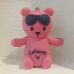 希少レア　Callaway クマ型ジッパーポーチ ピンク　シリコン