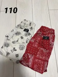 LSP 半ズボン 2点セット アイボリー レッド MARKEYS