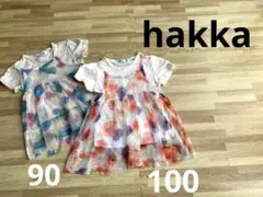 ハッカベビー　ハッカキッズ　90 100 姉妹　ポピー 転写