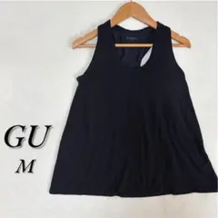 GU(ジーユー)GU SPORTS カップ付きタンクトップ　黒　Mサイズ