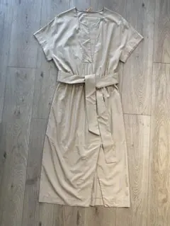 MACPHEE ベージュ 半袖 ひざ下