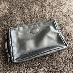 PORTER ポーター　コルチナ　セカンドバッグ　ポーチ　ブラック　レザー