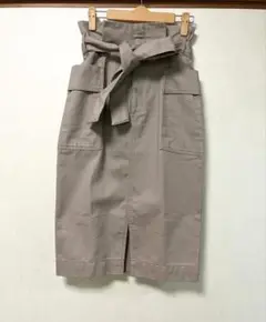 H&M ベージュ　スカート　34 エイチアンドエム　新品タグ付き