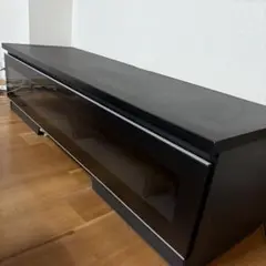 今日まで 黒テレビ台 ブラック 木製 テレビ台
