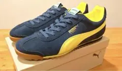 未使用品プーマ アリゾナ OG ネイビー/イエローArizona OG スエード