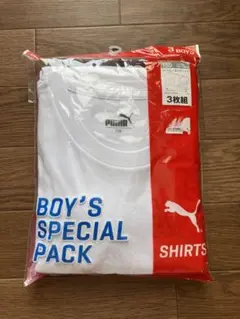 PUMA 3枚組 クルーネックTシャツ 150 ホワイト 未使用