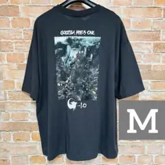 ゴジラ-1.0 ゴジラマイナスワン ヘアバンド付き Tシャツ ブラック Mサイズ