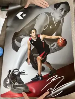 CONVERSE 富樫勇樹選手 ポスター サイン入り