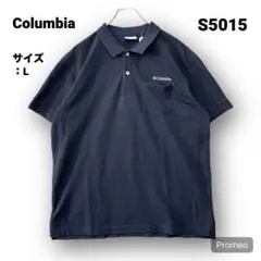 【即購入OK】Columbia 半袖ポロシャツ サイズL ネイビー