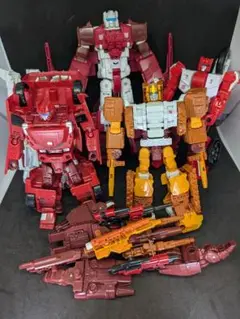 訳あり アクションフィギュアセット テックボット/合体戦士 コンピューティコン 激レア トランスフォーマー C-91テックボット合体戦士