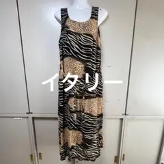 Belle Surprise イタリー　薄手アニマルロングワンピース