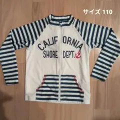 マリン柄　ラッシュガード　110 ボーダー