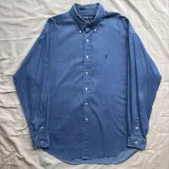 【90s】Ralph Lauren BLAIRE デニムシャツ B/D