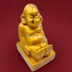 【中古品】 ビリケンさん Billiken ゴールド 大阪名物 御守り 開運
