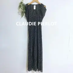 【美品】CLAUDIE PIERLOT 花柄　ワンピース　ウエストゴム入り