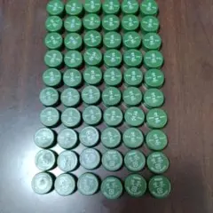 ペットボトルのキャップ　緑（生茶）Ｂ　６０個　◆８月末まで◆