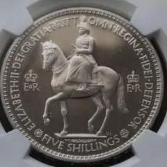 1953 戴冠記念 イギリス エリザベス2世 白銅貨 NGC 金貨 銀貨 コイン