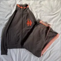 NIKE ナイキ セットアップ ジャージ ブラウン オレンジ トラックジャケット