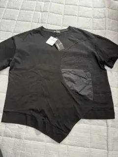 新品タグ付きLove Peaceアシンメトリック Tシャツ 黒Mサイズ